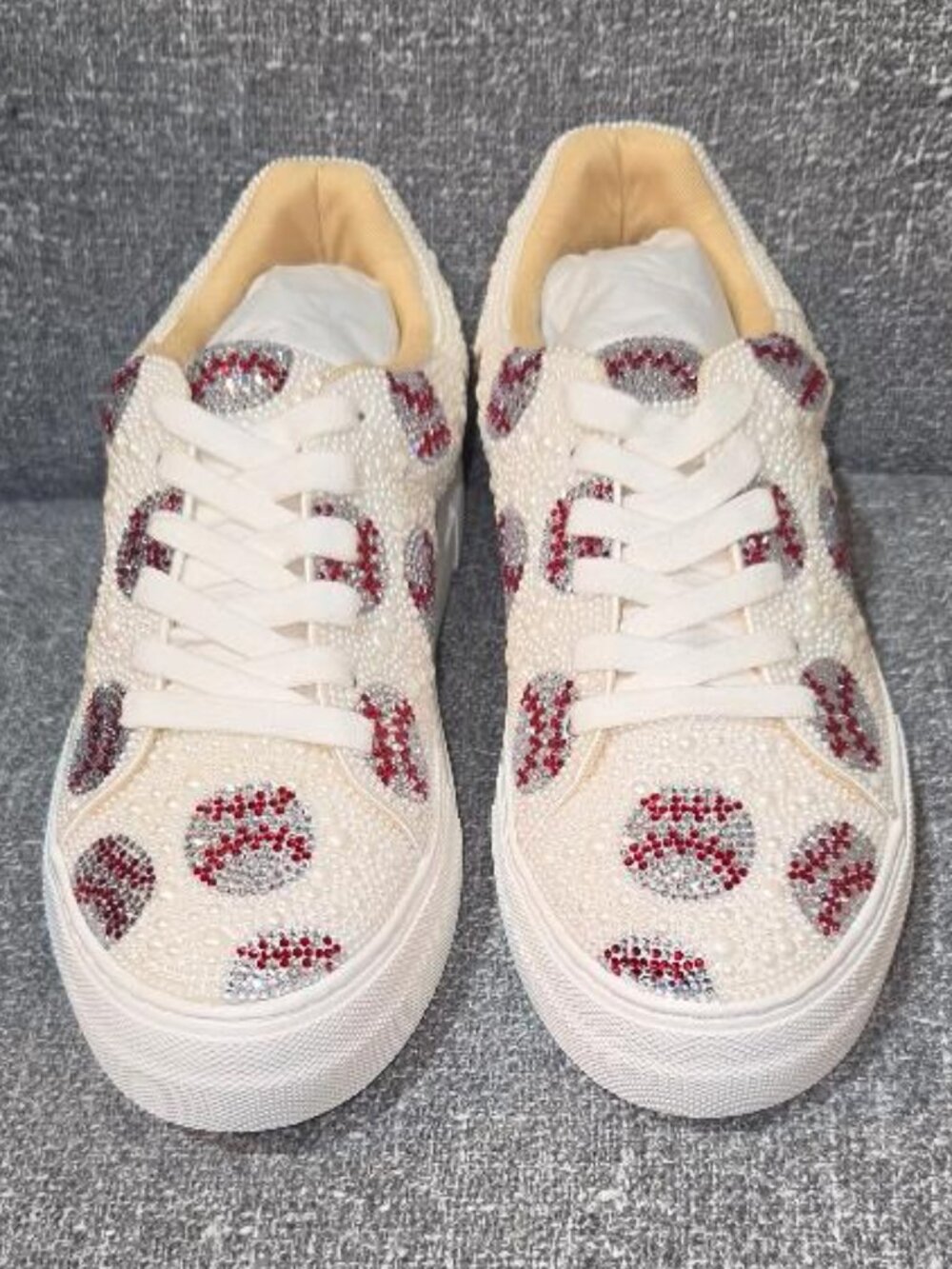 Betsey Johnson Sidny Baseball Sneakers